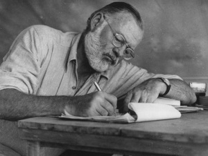 Hemingway Writing